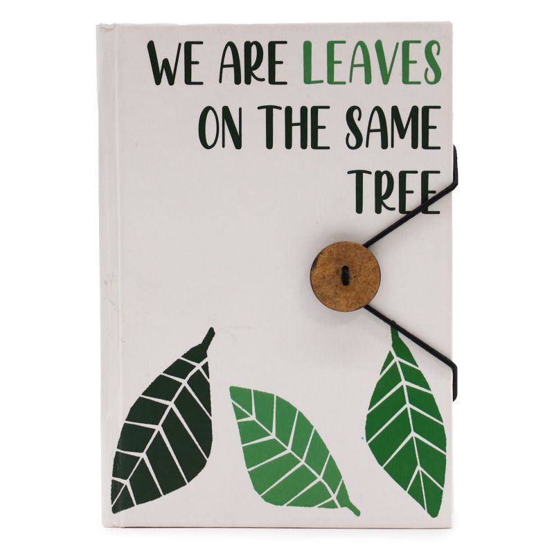 Notitieboekje met Elastiek - Leaves on the same tree