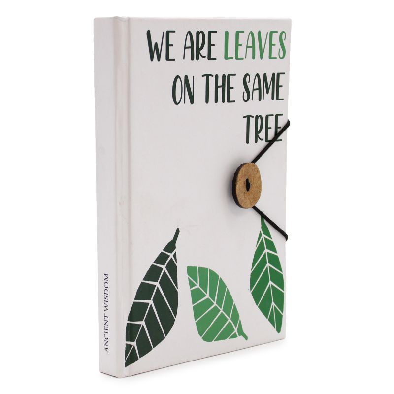 Notitieboekje met Elastiek - Leaves on the same tree