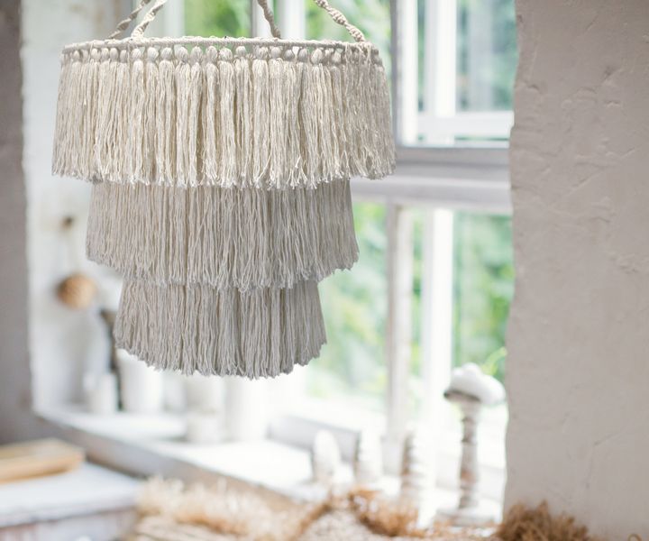 Macrame Lamp - Naturel