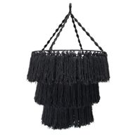 Macrame Lamp - Zwart