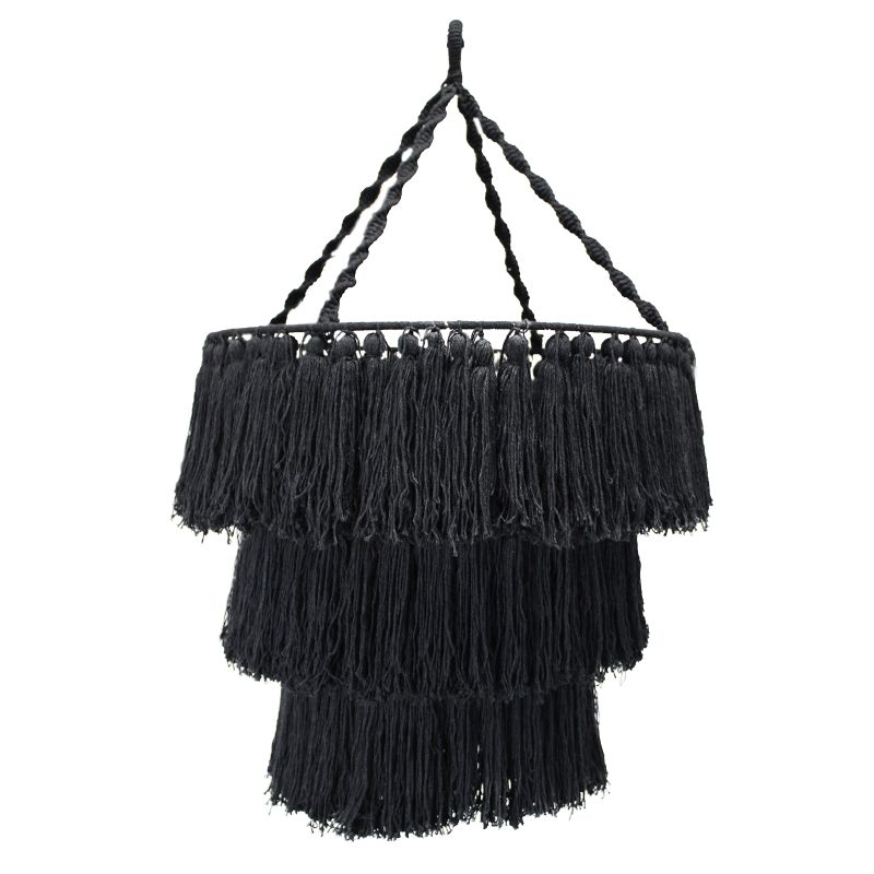 Macrame Lamp - Zwart