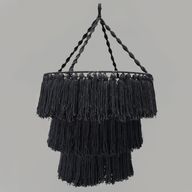 Macrame Lamp - Zwart