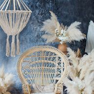 Macrame Lamp - Groot - Naturel