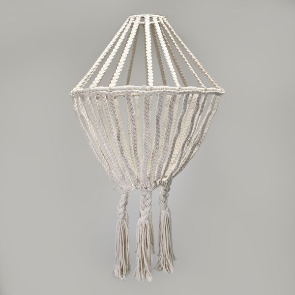 Macrame Lamp - Groot - Naturel
