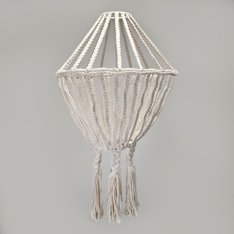 Macrame Lamp - Groot - Naturel