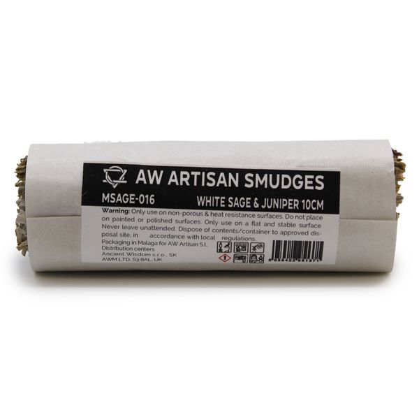 Smudge Stick - Witte Salie & Jeneverbes - 10cm
