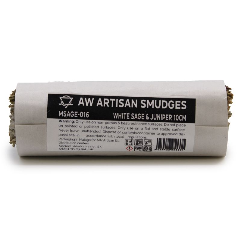 Smudge Stick - Witte Salie & Jeneverbes - 10cm