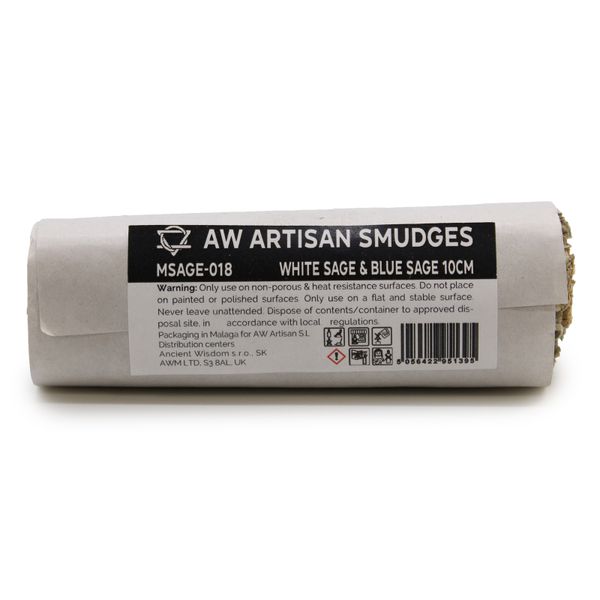 Smudge Stick - Witte Salie & Blauwe Salie - 10cm