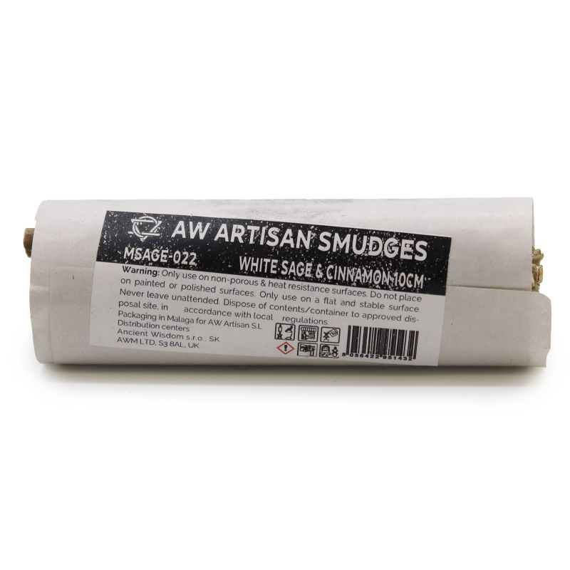 Smudge Stick - Witte Salie & Kaneel - 10cm