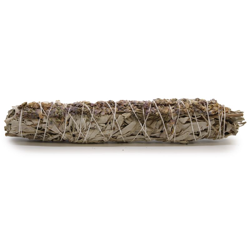 Smudge Stick - Witte Salie & Lavendel - 22.5cm