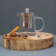 Glazen Theepot - Toren Model - 350ml - Geschenkverpakking