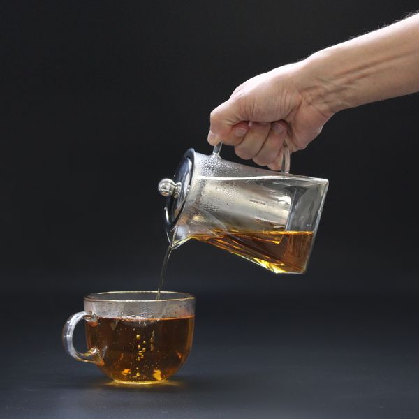 Glazen Infusie Theepot - Torenvorm - 780ml