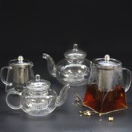 Glazen Theepot - Toren Model - 350ml - Geschenkverpakking