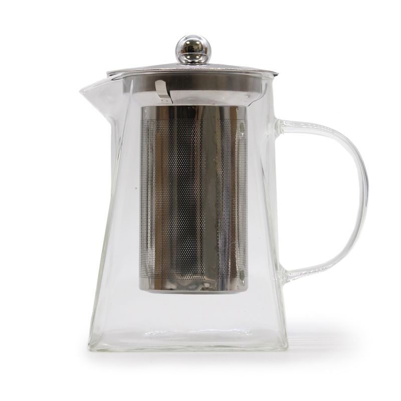 Glazen Infusie Theepot - Torenvorm - 780ml
