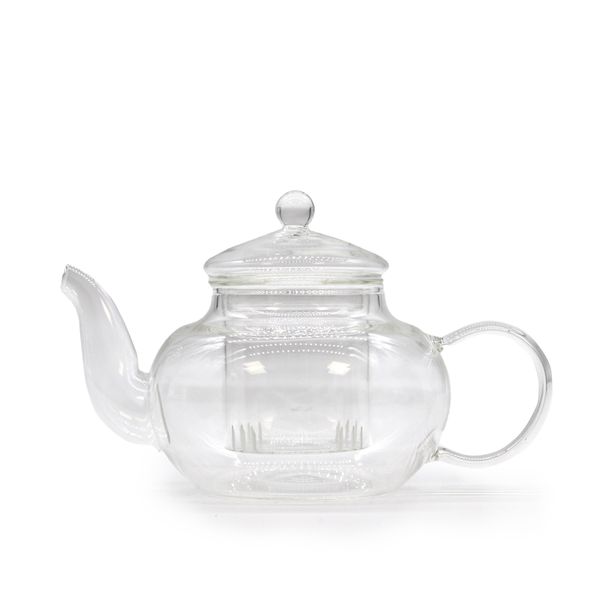 Glazen Infusie Theepot - Ronde Parel - 400ml