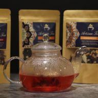 Glazen Theepot - Rond Model - 400ml - Geschenkverpakking