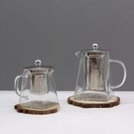 Glazen Theepot - Toren Model - 350ml - Geschenkverpakking