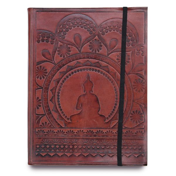 Notitieboek met Elastiek - Medium - Tibetaanse Mandala