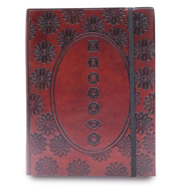 Notitieboek met Elastiek - Medium- Chakra Mandala