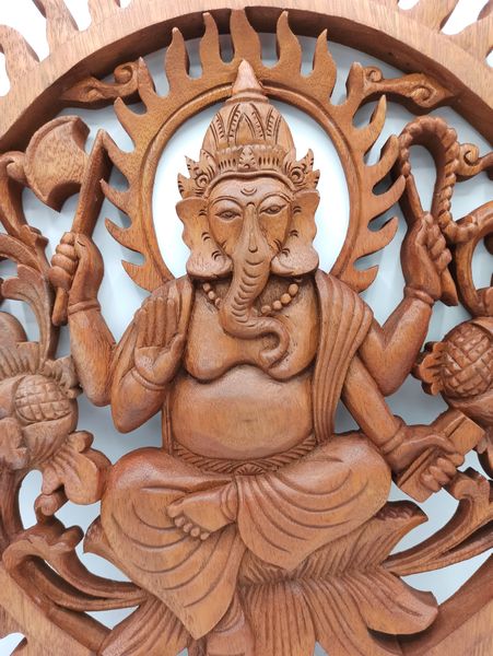 Ganesha Paneel - Dia 40cm