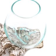 Gesmolten Glas op Whitewashed Stronk - Kleine Kom