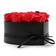 Zeep Bloemen Cadeau Set - 13 Rode Rozen - Hartvorm