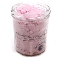 Geparfumeerde Suiker Body Scrub - Aardbeien Rum - 300gr