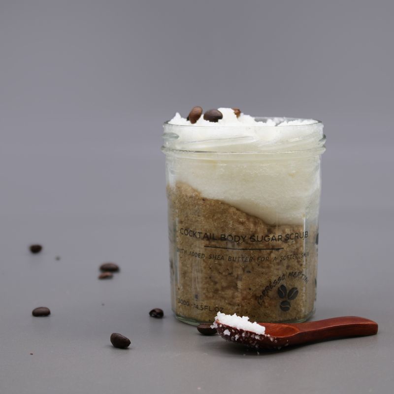 Geparfumeerde Suiker Body Scrub - Espresso Martini - 300gr