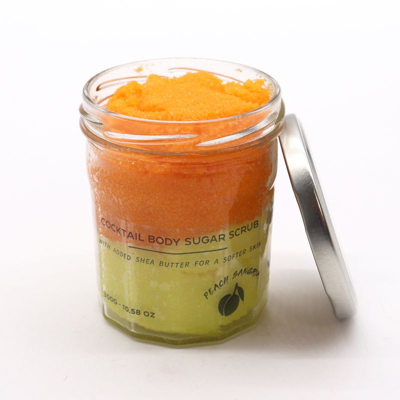 Geparfumeerde Suiker Body Scrub - Perzik Sangria - 300gr