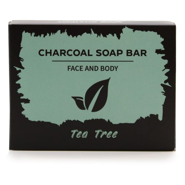 Houtskoolzeep 85g - Tea Tree