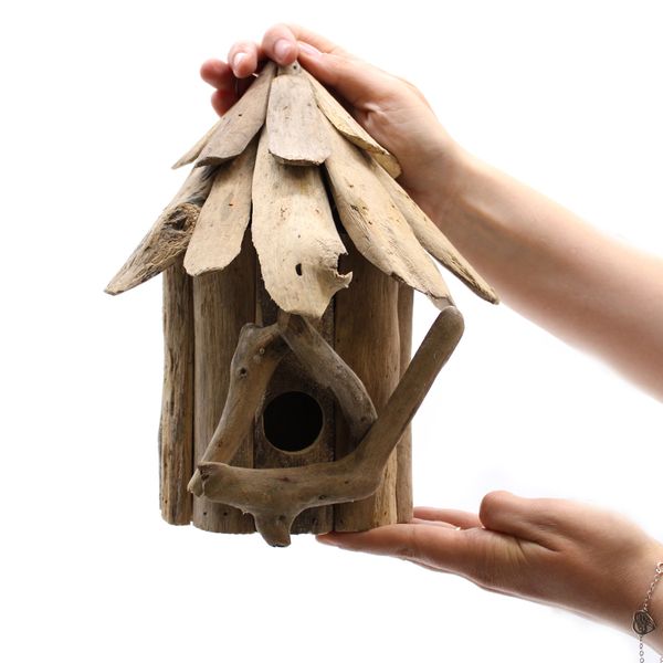 Driftwood Vogelhuisje - Wandhangend