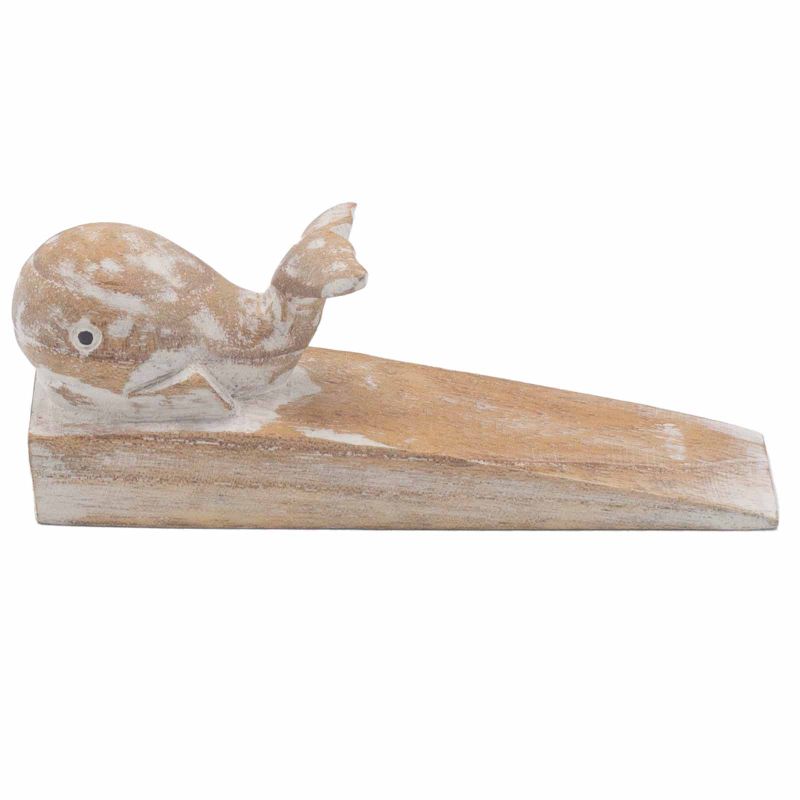 Hand carved Doorstop - Walvis