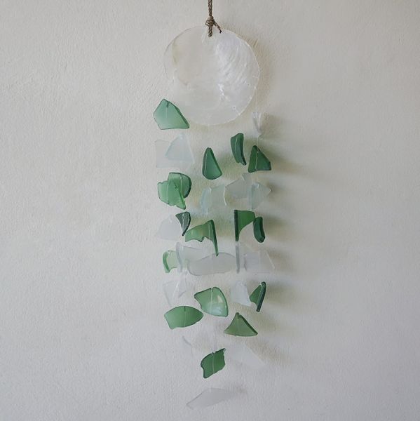 Copis & Glazen Druppel - Groen & Wit Glas