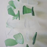 Copis & Glazen Druppel - Groen & Wit Glas