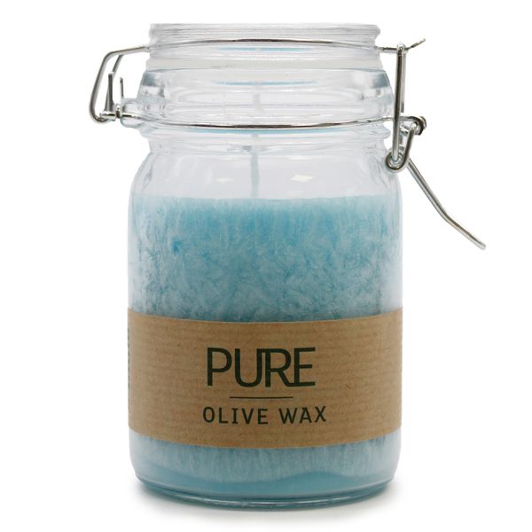 Pure Olive Wax Potkaars 120 x 70 - Turkoois