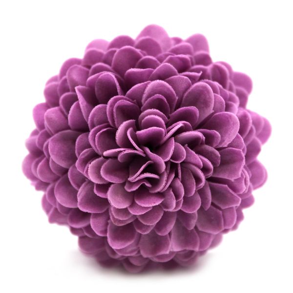 Ambachtelijke Zeepbloem- Kleine Chrysanthemum - Paars