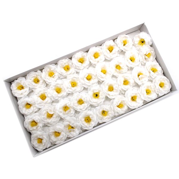 Ambachtelijke Zeepbloem- Camelia - Wit