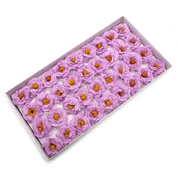 Ambachtelijke Zeepbloem- Camelia -Lichtpaars