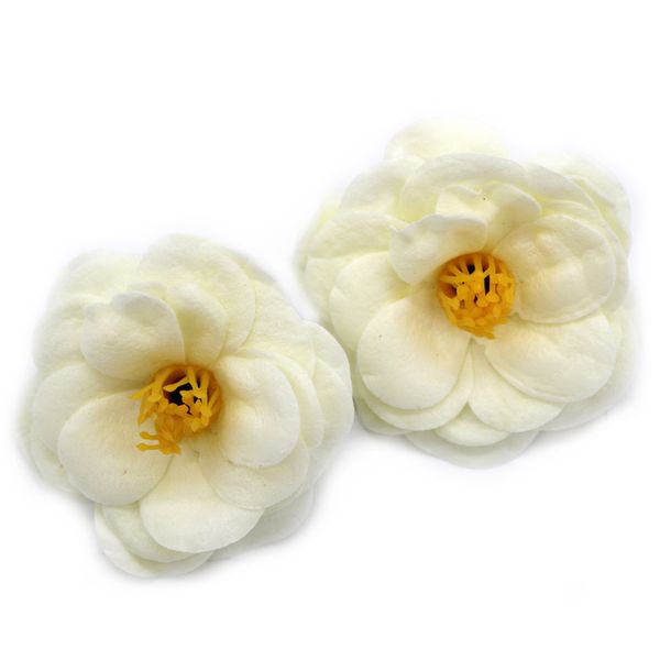 Ambachtelijke Zeepbloem- Camelia - Crème