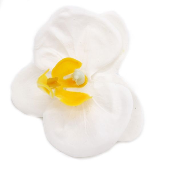 Ambachtelijke Zeepbloem- Orchideeee - Wit