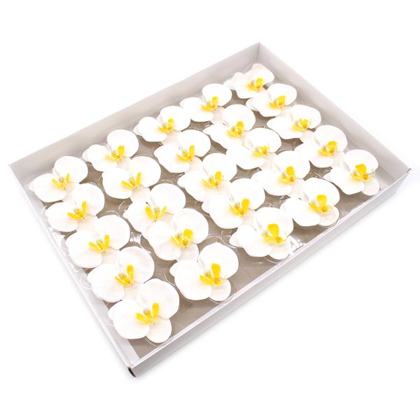Ambachtelijke Zeepbloem- Orchideeee - Wit