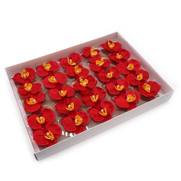 Ambachtelijke Zeepbloem- Orchidee - Rood