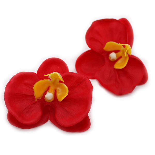 Ambachtelijke Zeepbloem- Orchidee - Rood