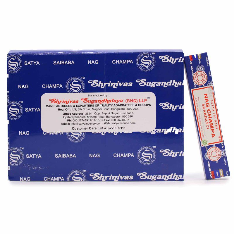 Display Pak - Satya Nagchampa Wierook 15 Gms