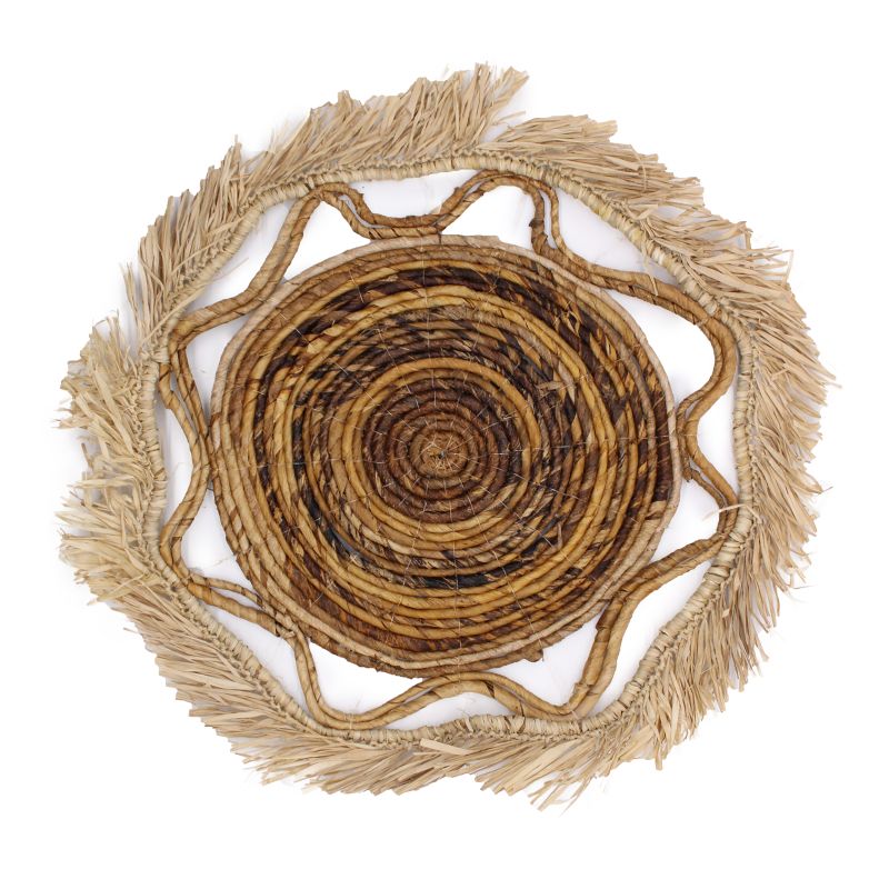 Set van 6 Natuurlijke Wanddecoraties - Kribo-collectie