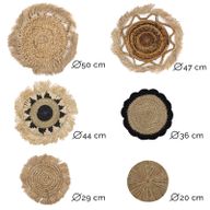 Set van 6 Natuurlijke Wanddecoraties - Kribo-collectie
