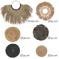 Set van 6 Natuurlijke Wanddecoraties - Bintang -collectie