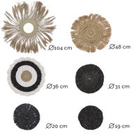 Set van Zes Natuurlijke Wanddecoraties - Abu-Abu-collectie