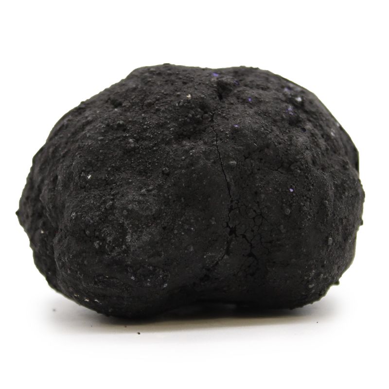 Gekleurde Calciet Geodes - Zwart Gesteente - Blauw