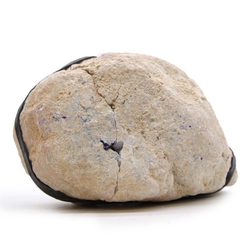 Gekleurde Calciet Geodes - Natuurlijke Steen - Paars en Goud